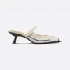 迪奥/Dior D-Motion 带跟穆勒鞋 白色科技面料和橡胶 KDP953DUF_S03W_T34