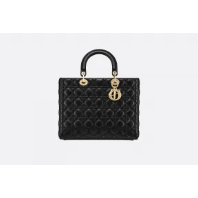 迪奥/Dior Lady Dior小羊皮购物包  M0566ONGE M900