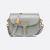 迪奥/Dior 中号 Dior Bobby 手袋 灰色光面牛皮革 M9319UMOL_M41G_TU