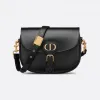 迪奥/Dior 中号 Dior Bobby 手袋 黑色光面牛皮革 M9319UMOL_M900_TU