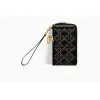 迪奥/Dior Lady Dior黑色藤格纹小牛皮IPHONE 7+拉链手机套  S0103CVNZ M900