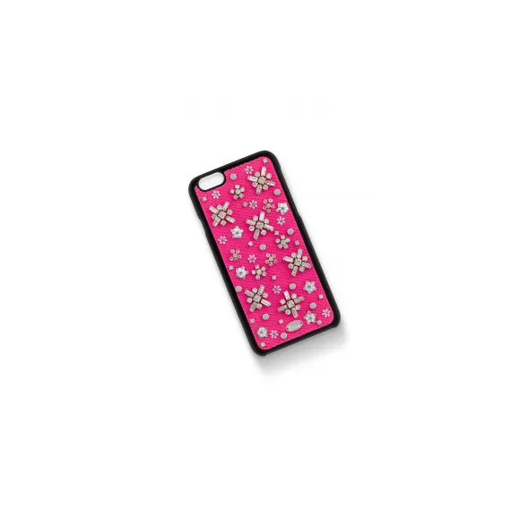 迪奥/Dior  stardust 玫红色高科技刺绣面料iphone 6手机套 S1600ZPLG M929