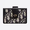 迪奥/Dior 小号蓝色 Dior Oblique 印花 30 Montaigne 卡夹 S2058UTZQ-M928