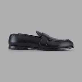 乔治阿玛尼/Giorgio Armani Vendome 弹力鞋背纳帕皮莫卡辛鞋 11665545hw