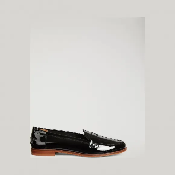 安普里奥·阿玛尼/Emporio Armani 漆面效果皮革乐福鞋  28001786wo