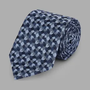 乔治阿玛尼/Giorgio Armani 几何图案提花刺绣面料领带 46623909vr