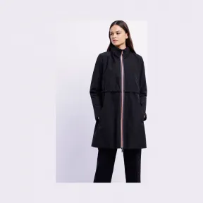 安普里奥·阿玛尼/Emporio Armani 背面标识细节连帽夹层派克大衣 41862409bw