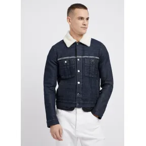 安普里奥·阿玛尼/Emporio Armani 带衬里和标识织边牛仔夹克 41869545cg