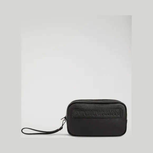 安普里奥·阿玛尼/Emporio Armani 超大徽标化妆包 46558389es
