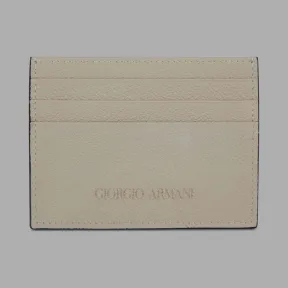 乔治阿玛尼/Giorgio Armani 相衬标识细节粒面皮卡片夹 46622923hg