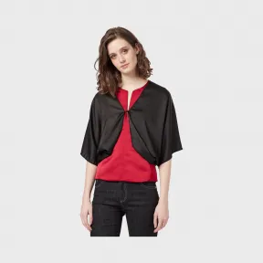 安普里奥·阿玛尼/Emporio Armani V 领缎面短外套 46652575eb