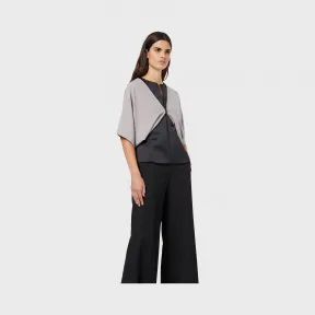 安普里奥·阿玛尼/Emporio Armani V 领缎面短外套 46652580nx