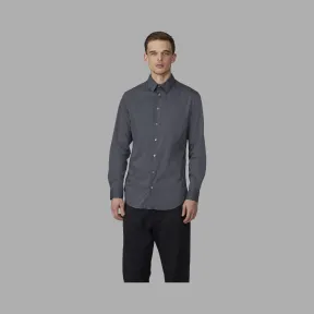 乔治阿玛尼/Giorgio Armani 常规款小翻领弹力棉质衬衫 38769519vl