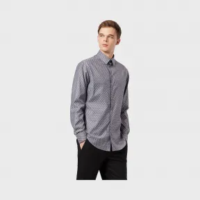 乔治阿玛尼/Giorgio Armani 独特图案面料修身版型衬衫  38862735sq