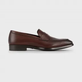 乔治阿玛尼/Giorgio Armani 带卡扣 Parma 小牛皮莫卡辛鞋 11725033ms