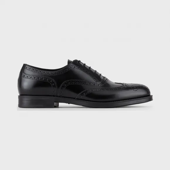 乔治阿玛尼/Giorgio Armani 磨毛皮革牛津布洛克鞋 11726813mq