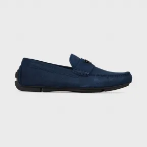 安普里奥·阿玛尼/Emporio Armani 带标识绒面革司机款莫卡辛鞋  11648297bm