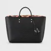 安普里奥·阿玛尼/Emporio Armani 回纹饰大号标识再生皮革购物包 45474040bq