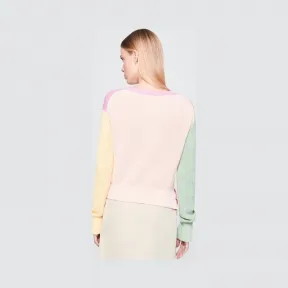 艾斯卡达/Escada 棉质拼色毛衣 5029184_B675