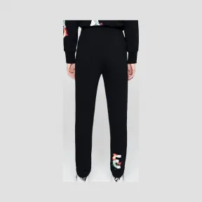 艾斯卡达/Escada 刺绣棉毛圈慢跑裤 5029828_A001