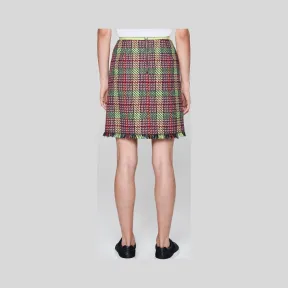艾斯卡达/Escada 多色格纹花呢半身裙 5029924_A754