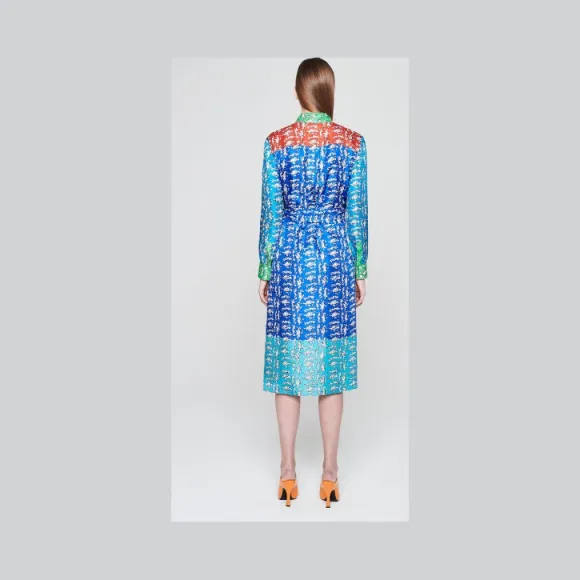 艾斯卡达/Escada 真丝印花衬衫裙 5030217_P983