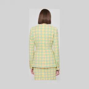 艾斯卡达/Escada 跑道集合-格子花呢夹克 5030291_0356