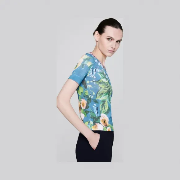 艾斯卡达/Escada 花卉短袖毛衣 5030327_1309