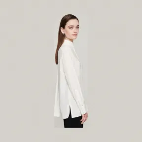 艾斯卡达/Escada 绉绸缎立领衬衫 5031244_A101