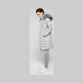 艾斯卡达/Escada 毛边装饰羽绒大衣 5031472_A054