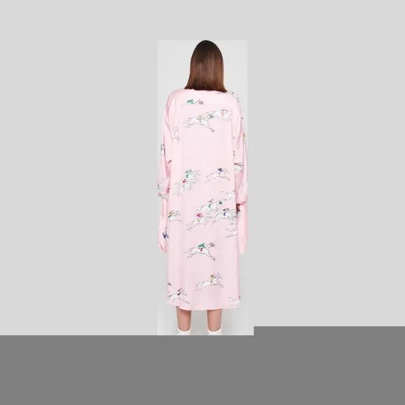 艾斯卡达/Escada 跑道集合-真丝印花衬衫裙 5031741_B683