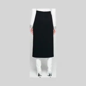 艾斯卡达/Escada 褶Mid迷笛裙 5031866_A001