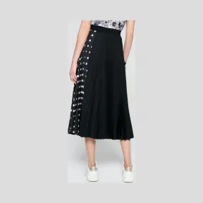 艾斯卡达/Escada 印花Plissé中长半身裙 5031877_P959