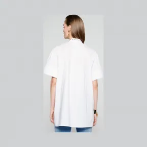 艾斯卡达/Escada 棉府绸短袖衬衫 5032094_A100