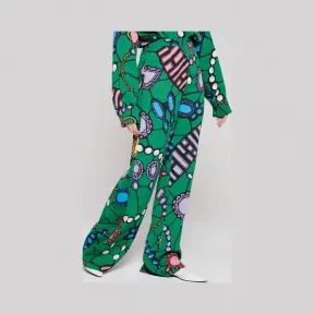 艾斯卡达/Escada 居住集合-珠宝印花裤子 5032206_0384