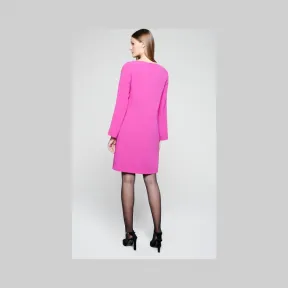 艾斯卡达/Escada 绉纱纽扣连衣裙 5032538_B678