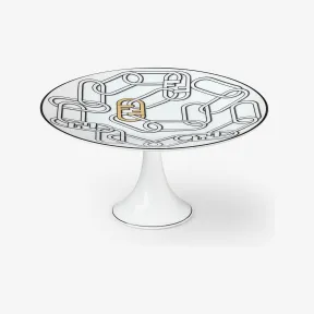 芬迪/Fendi Fendi O’Lock蛋糕台白色瓷质蛋糕台 7AC052ALW5F05WL 8056582406299