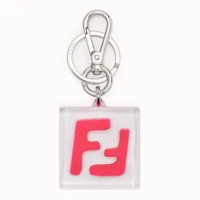 芬迪/Fendi 钥匙圈_透明粉红色有机玻璃钥匙圈 7AP028 WN5 F17TW