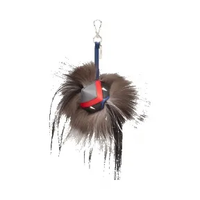 芬迪/Fendi 男士红色MONSTER CUBE CHARM狐狸毛挂饰 7AR398 OED F08EB