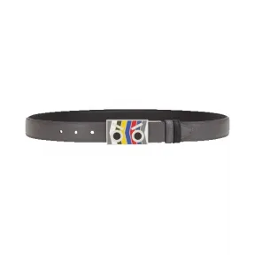 芬迪/Fendi 男士灰色BELT小牛皮腰带-意大利奢侈品牌芬廸官网 7C0345 SLG F0P7D