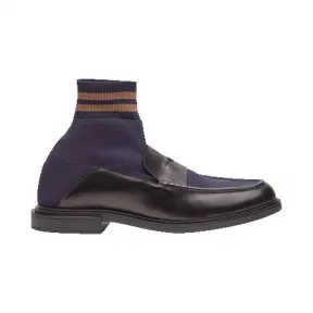 芬迪/Fendi 男士黑色皮革鞋履 7D1094 3SU F05SZ