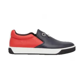 芬迪/Fendi 蓝色、红色和黄色男士SNEAKER无带运动鞋 7E1015 7X0 F05UR