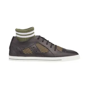 芬迪/Fendi 男士黑色SNEAKERS帆布运动鞋 7E1057 OCL F08KQ