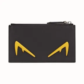 芬迪/Fendi 零钱包_黑色皮质零钱包 7M0227 A80 SF0R2A