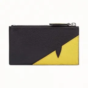 芬迪/Fendi 黑色皮质零钱包 7M0227A8V7F0R2A
