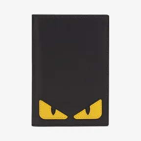 芬迪/Fendi 护照夹_黑色皮革护照夹 7M0269 O73 F0U9T