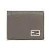 芬迪/Fendi Baguette钱包-灰色皮革三折钞票夹 7M0280AJF6F1JMU