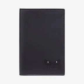 芬迪/Fendi 黑色小牛皮护照夹 7M02826OCF0GXN
