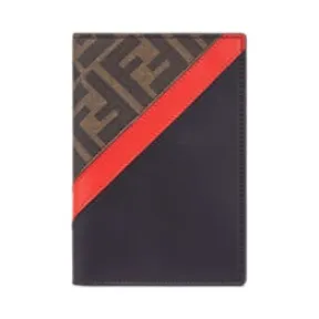 芬迪/Fendi 棕色布料护照夹 7M0282A9XSF19P9