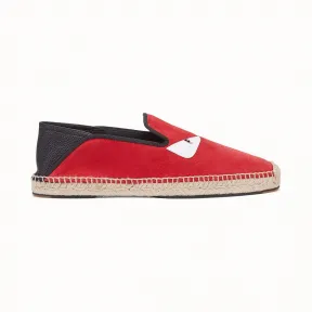 芬迪/Fendi 帆布鞋_红色二层皮革帆布鞋 7P1026 A37 0F15V5